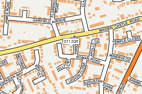 DT1 2QR map - OS OpenMap – Local (Ordnance Survey) DT1 2QR map - OS OpenMap – Local (Ordnance Survey)