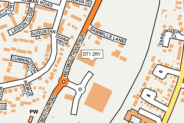 DT1 2RY map - OS OpenMap – Local (Ordnance Survey) DT1 2RY map - OS OpenMap – Local (Ordnance Survey)