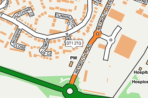 DT1 2TQ map - OS OpenMap – Local (Ordnance Survey) DT1 2TQ map - OS OpenMap – Local (Ordnance Survey)