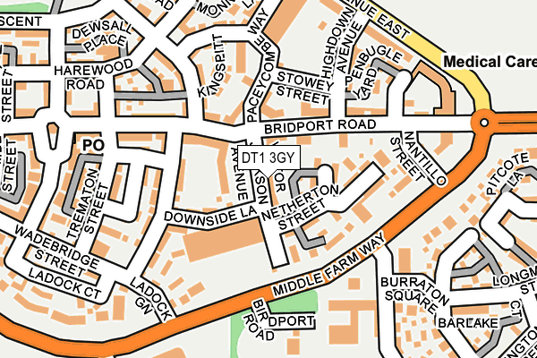 DT1 3GY map - OS OpenMap – Local (Ordnance Survey) DT1 3GY map - OS OpenMap – Local (Ordnance Survey)