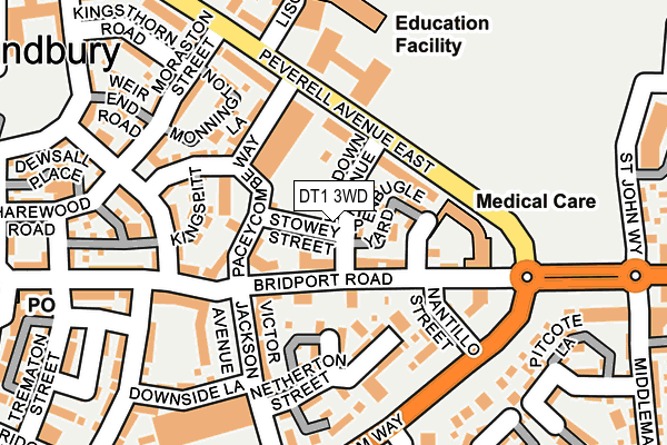 DT1 3WD map - OS OpenMap – Local (Ordnance Survey) DT1 3WD map - OS OpenMap – Local (Ordnance Survey)