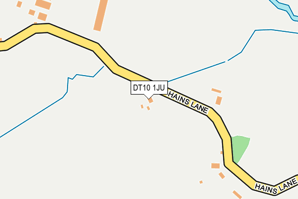 DT10 1JU map - OS OpenMap – Local (Ordnance Survey)