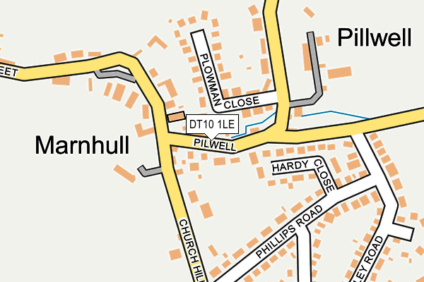DT10 1LE map - OS OpenMap – Local (Ordnance Survey)