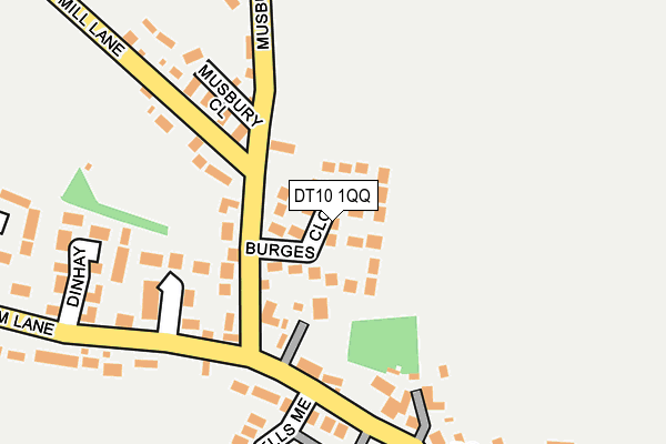 DT10 1QQ map - OS OpenMap – Local (Ordnance Survey) DT10 1QQ map - OS OpenMap – Local (Ordnance Survey)