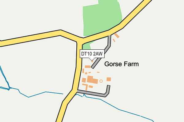 DT10 2AW map - OS OpenMap – Local (Ordnance Survey) DT10 2AW map - OS OpenMap – Local (Ordnance Survey)