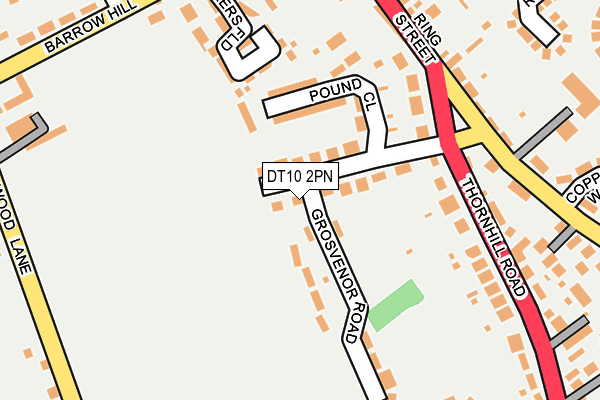 DT10 2PN map - OS OpenMap – Local (Ordnance Survey) DT10 2PN map - OS OpenMap – Local (Ordnance Survey)
