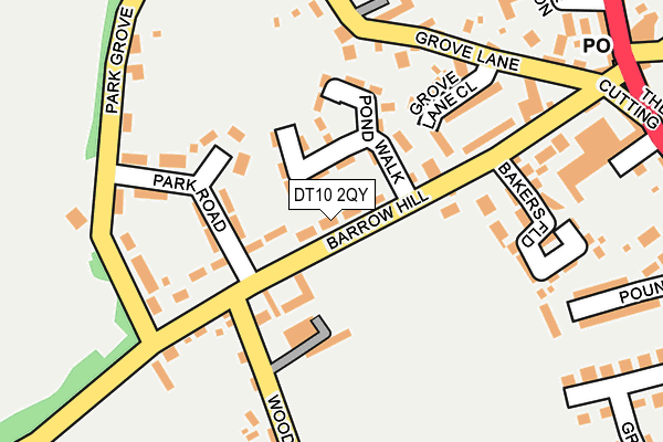 DT10 2QY map - OS OpenMap – Local (Ordnance Survey) DT10 2QY map - OS OpenMap – Local (Ordnance Survey)