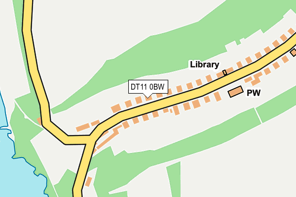 DT11 0BW map - OS OpenMap – Local (Ordnance Survey) DT11 0BW map - OS OpenMap – Local (Ordnance Survey)