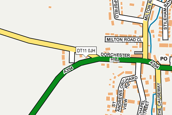 DT11 0JH map - OS OpenMap – Local (Ordnance Survey) DT11 0JH map - OS OpenMap – Local (Ordnance Survey)