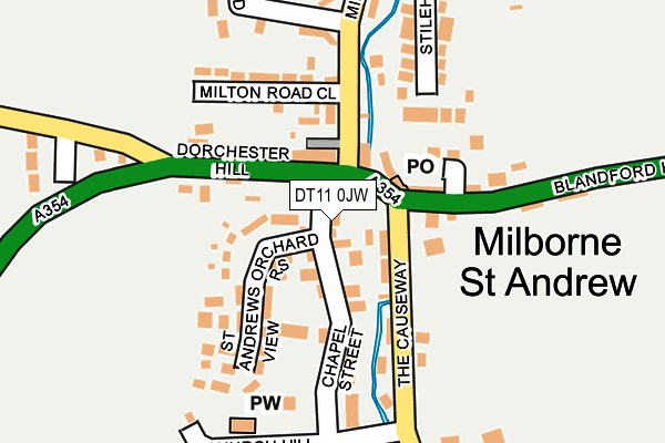 DT11 0JW map - OS OpenMap – Local (Ordnance Survey) DT11 0JW map - OS OpenMap – Local (Ordnance Survey)