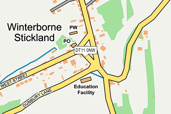DT11 0NW map - OS OpenMap – Local (Ordnance Survey) DT11 0NW map - OS OpenMap – Local (Ordnance Survey)