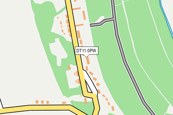 DT11 0PW map - OS OpenMap – Local (Ordnance Survey) DT11 0PW map - OS OpenMap – Local (Ordnance Survey)