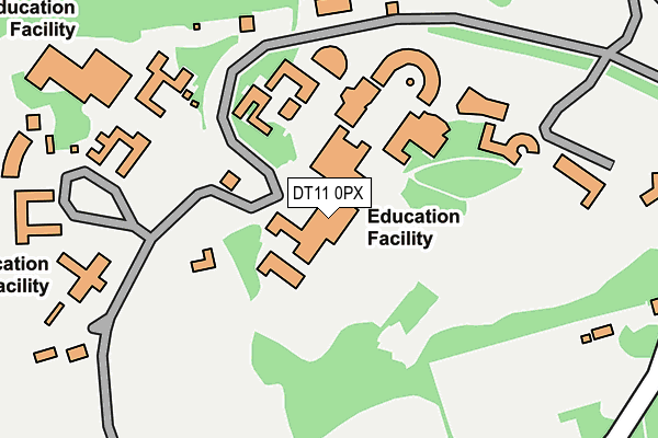 DT11 0PX map - OS OpenMap – Local (Ordnance Survey) DT11 0PX map - OS OpenMap – Local (Ordnance Survey)