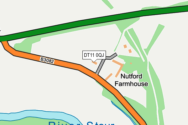 DT11 0QJ map - OS OpenMap – Local (Ordnance Survey) DT11 0QJ map - OS OpenMap – Local (Ordnance Survey)