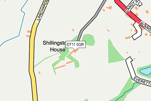 DT11 0QR map - OS OpenMap – Local (Ordnance Survey) DT11 0QR map - OS OpenMap – Local (Ordnance Survey)