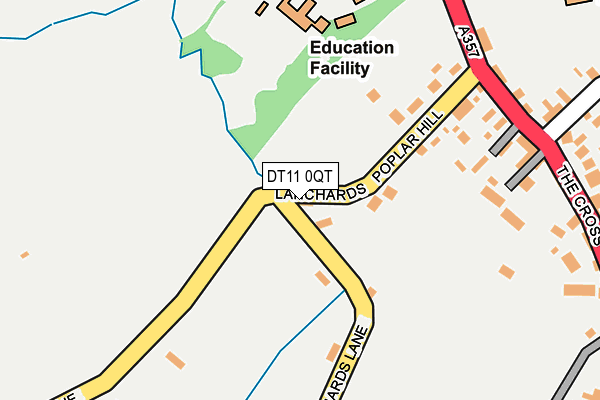 DT11 0QT map - OS OpenMap – Local (Ordnance Survey) DT11 0QT map - OS OpenMap – Local (Ordnance Survey)