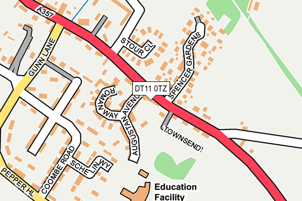DT11 0TZ map - OS OpenMap – Local (Ordnance Survey) DT11 0TZ map - OS OpenMap – Local (Ordnance Survey)