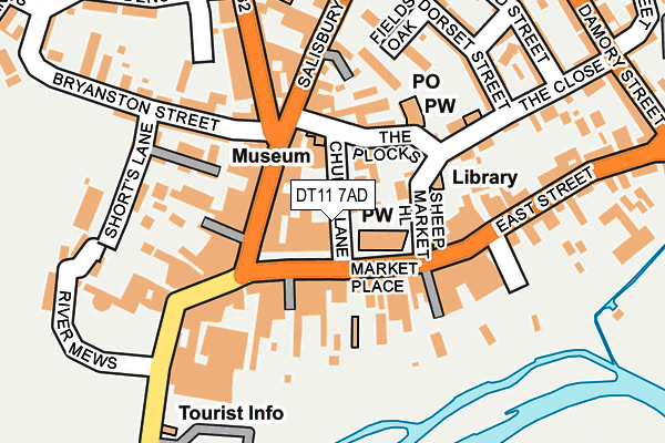 DT11 7AD map - OS OpenMap – Local (Ordnance Survey) DT11 7AD map - OS OpenMap – Local (Ordnance Survey)