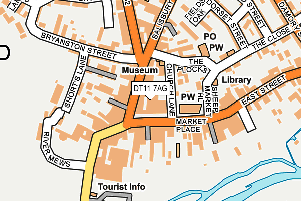 DT11 7AG map - OS OpenMap – Local (Ordnance Survey) DT11 7AG map - OS OpenMap – Local (Ordnance Survey)