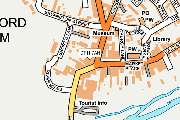 DT11 7AH map - OS OpenMap – Local (Ordnance Survey) DT11 7AH map - OS OpenMap – Local (Ordnance Survey)