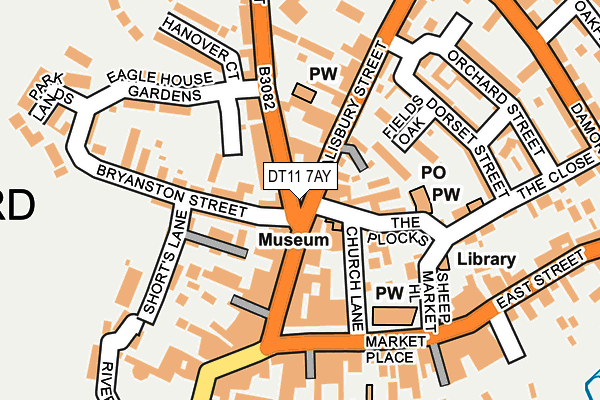 DT11 7AY map - OS OpenMap – Local (Ordnance Survey) DT11 7AY map - OS OpenMap – Local (Ordnance Survey)
