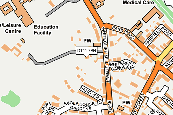 DT11 7BN map - OS OpenMap – Local (Ordnance Survey) DT11 7BN map - OS OpenMap – Local (Ordnance Survey)