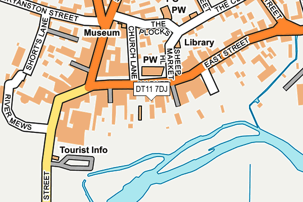 DT11 7DJ map - OS OpenMap – Local (Ordnance Survey) DT11 7DJ map - OS OpenMap – Local (Ordnance Survey)