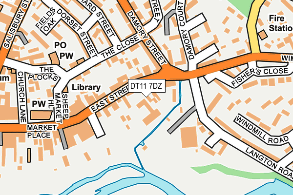 DT11 7DZ map - OS OpenMap – Local (Ordnance Survey) DT11 7DZ map - OS OpenMap – Local (Ordnance Survey)