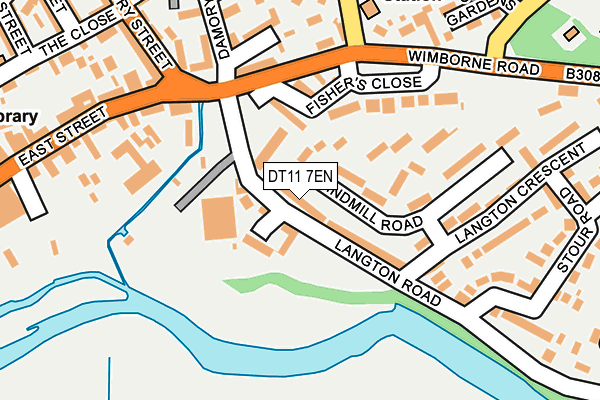 DT11 7EN map - OS OpenMap – Local (Ordnance Survey) DT11 7EN map - OS OpenMap – Local (Ordnance Survey)