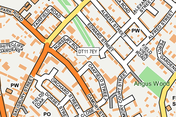 DT11 7EY map - OS OpenMap – Local (Ordnance Survey) DT11 7EY map - OS OpenMap – Local (Ordnance Survey)