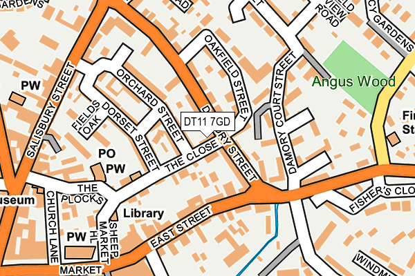DT11 7GD map - OS OpenMap – Local (Ordnance Survey) DT11 7GD map - OS OpenMap – Local (Ordnance Survey)