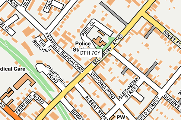 DT11 7GY map - OS OpenMap – Local (Ordnance Survey) DT11 7GY map - OS OpenMap – Local (Ordnance Survey)