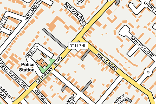 DT11 7HU map - OS OpenMap – Local (Ordnance Survey) DT11 7HU map - OS OpenMap – Local (Ordnance Survey)