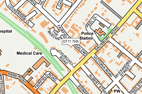 DT11 7HX map - OS OpenMap – Local (Ordnance Survey) DT11 7HX map - OS OpenMap – Local (Ordnance Survey)