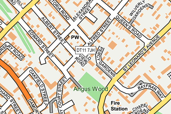 DT11 7JH map - OS OpenMap – Local (Ordnance Survey) DT11 7JH map - OS OpenMap – Local (Ordnance Survey)