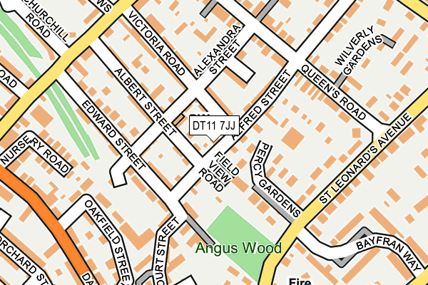 DT11 7JJ map - OS OpenMap – Local (Ordnance Survey) DT11 7JJ map - OS OpenMap – Local (Ordnance Survey)