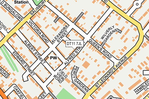 DT11 7JL map - OS OpenMap – Local (Ordnance Survey) DT11 7JL map - OS OpenMap – Local (Ordnance Survey)