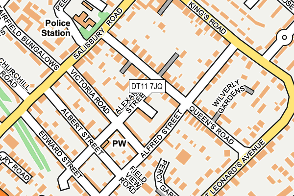 DT11 7JQ map - OS OpenMap – Local (Ordnance Survey) DT11 7JQ map - OS OpenMap – Local (Ordnance Survey)