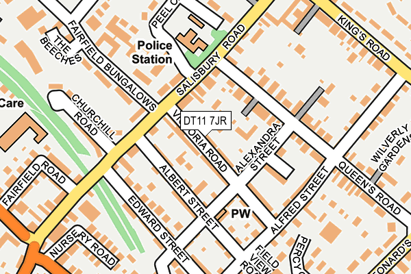 DT11 7JR map - OS OpenMap – Local (Ordnance Survey) DT11 7JR map - OS OpenMap – Local (Ordnance Survey)