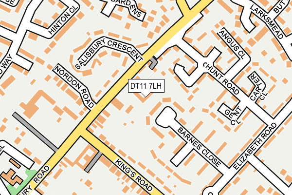 DT11 7LH map - OS OpenMap – Local (Ordnance Survey) DT11 7LH map - OS OpenMap – Local (Ordnance Survey)