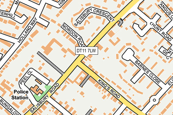 DT11 7LW map - OS OpenMap – Local (Ordnance Survey) DT11 7LW map - OS OpenMap – Local (Ordnance Survey)