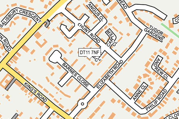 DT11 7NF map - OS OpenMap – Local (Ordnance Survey) DT11 7NF map - OS OpenMap – Local (Ordnance Survey)