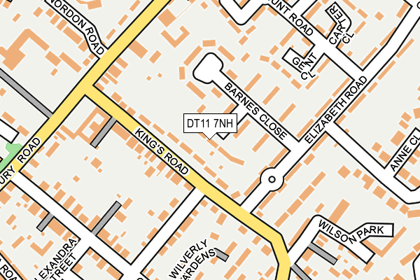 DT11 7NH map - OS OpenMap – Local (Ordnance Survey) DT11 7NH map - OS OpenMap – Local (Ordnance Survey)