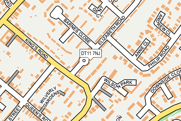 DT11 7NJ map - OS OpenMap – Local (Ordnance Survey) DT11 7NJ map - OS OpenMap – Local (Ordnance Survey)