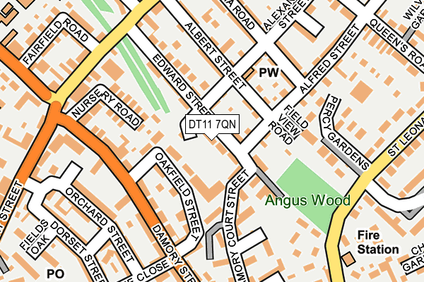 DT11 7QN map - OS OpenMap – Local (Ordnance Survey) DT11 7QN map - OS OpenMap – Local (Ordnance Survey)