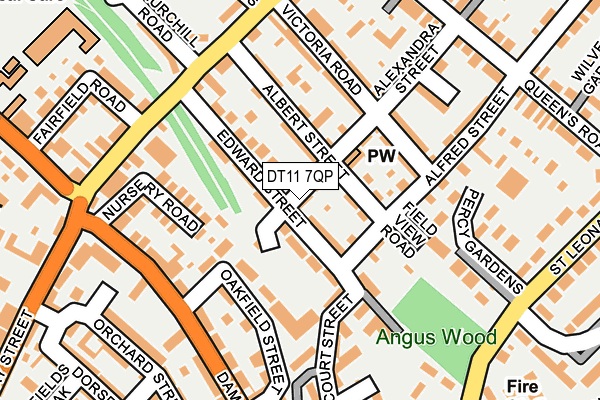 DT11 7QP map - OS OpenMap – Local (Ordnance Survey) DT11 7QP map - OS OpenMap – Local (Ordnance Survey)
