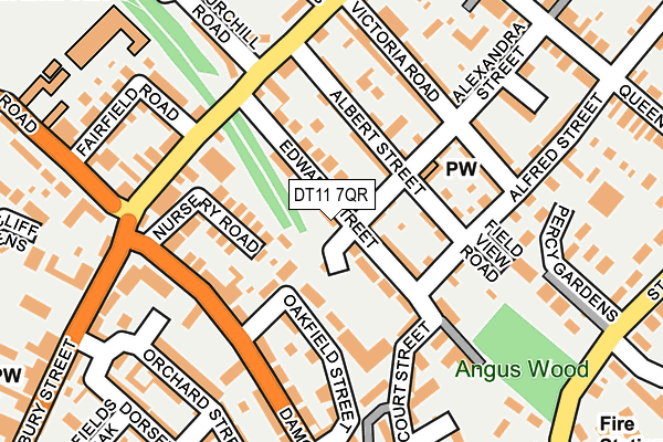 DT11 7QR map - OS OpenMap – Local (Ordnance Survey) DT11 7QR map - OS OpenMap – Local (Ordnance Survey)