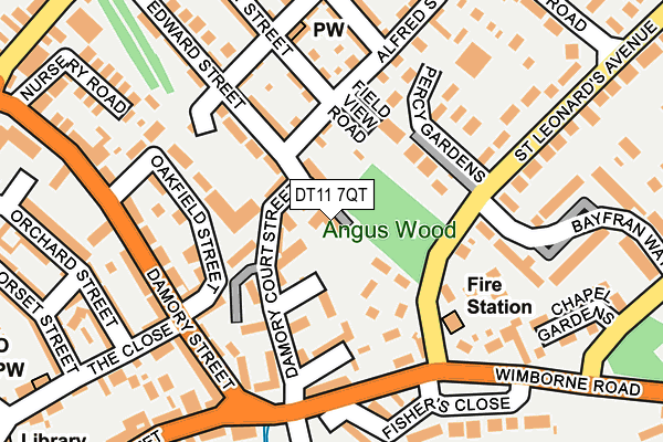 DT11 7QT map - OS OpenMap – Local (Ordnance Survey) DT11 7QT map - OS OpenMap – Local (Ordnance Survey)