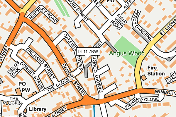 DT11 7RW map - OS OpenMap – Local (Ordnance Survey) DT11 7RW map - OS OpenMap – Local (Ordnance Survey)