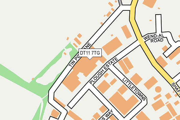 DT11 7TG map - OS OpenMap – Local (Ordnance Survey) DT11 7TG map - OS OpenMap – Local (Ordnance Survey)